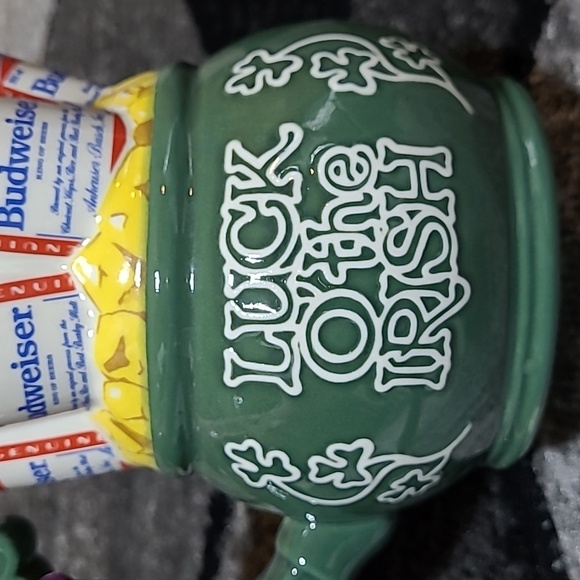 1993 ANHEUSER-BUSCH BUDWEISER 6PK LUCK O' THE IRISH BEER 🍺 STEIN - Picture 4 of 11